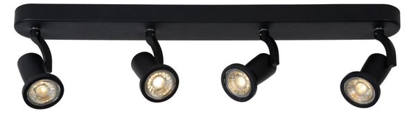 Lucide 11903/20/30 - LED bodové svietidlo JASTER-LED 4xGU10/5W/230V čierne