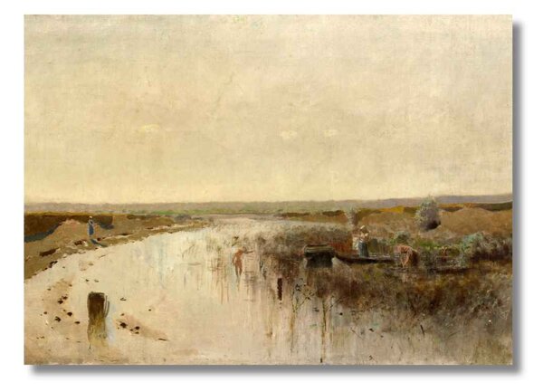 Obraz Ladislav Medňanský - Veľká letná krajina s riekou - S (40x30cm) 49€