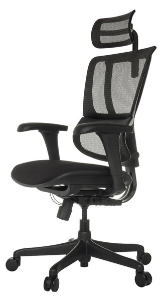 OTOČNÁ STOLIČKA, sieť, čierna MID.YOU - Online Only kancelárie, Online Only