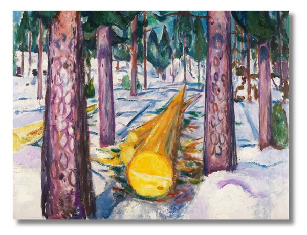 Obraz Edvard Munch - Žltý kmeň - S (40x30cm) 49€