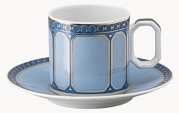 Porcelánová šálka na espresso's podšálkou Signum, 2 ks