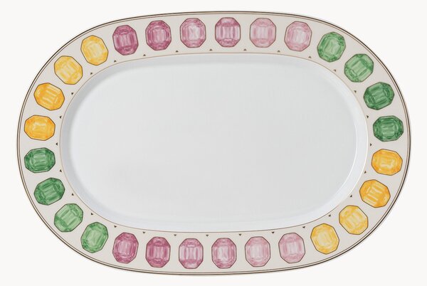 Porcelánový servírovací tanier Swarovski Idyllia