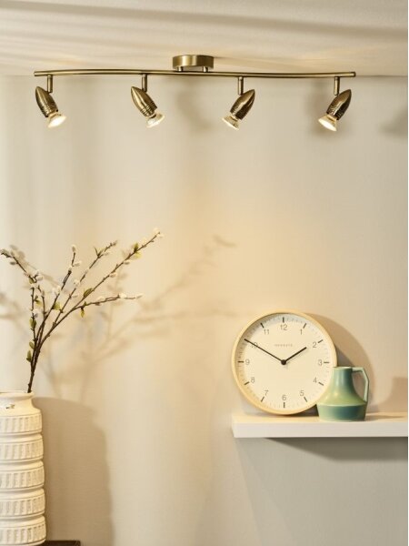 Lucide 13955/20/03 - LED bodové svietidlo CARO-LED 4xGU10/5W/230V bronz