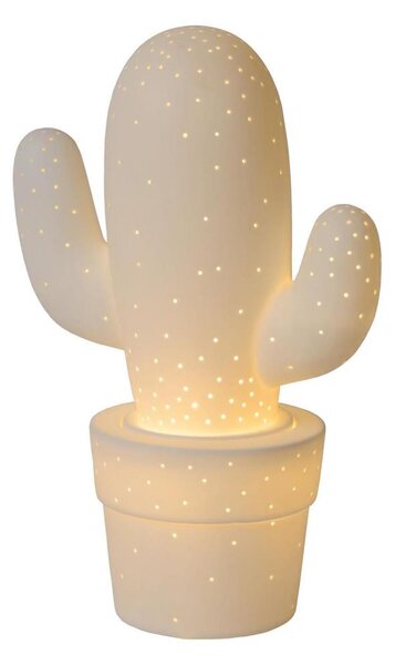 Lucide 13513/01/31 - Stolná lampa CACTUS 1xE14/40W/230V biela
