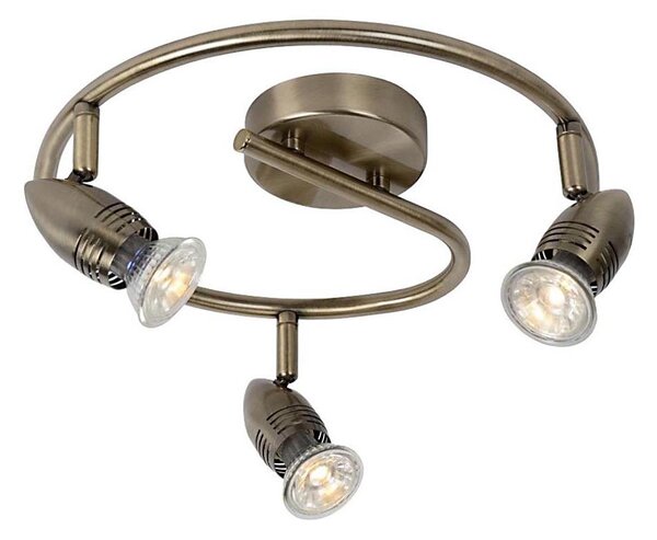 Lucide 13955/14/03 - LED bodové svietidlo CARO-LED 3xGU10/5W/230V bronz