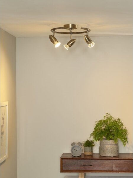 Lucide 13955/14/03 - LED bodové svietidlo CARO-LED 3xGU10/5W/230V bronz