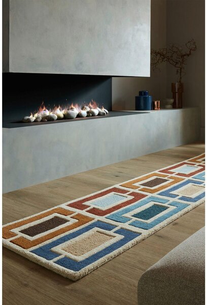 VLNENÝ KOBEREC, 60/230 cm modrá Flair Rugs - Online Only bytové doplnky, Online Only
