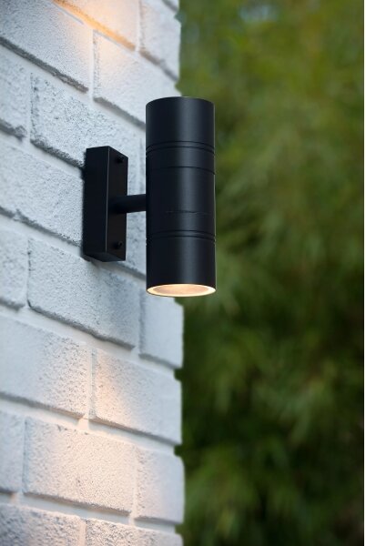 Lucide 14867/11/30 - LED Vonkajšie nástenné svietidlo ARNE-LED 2xGU10/5W/230V