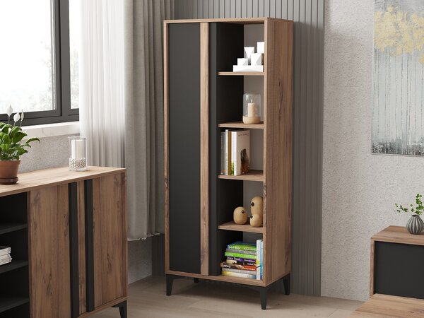 Kalune Design Súprava nábytku do obývačky Lacin borovica Atlantic/antracit