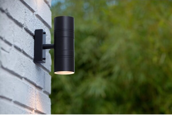 Lucide 14867/11/30 - LED Vonkajšie nástenné svietidlo ARNE-LED 2xGU10/5W/230V