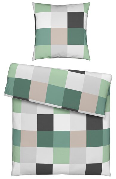 POSTEĽNÁ BIELIZEŇ, fleece, zelená, 135/200 cm Novel - Online Only bytové doplnky, Online Only