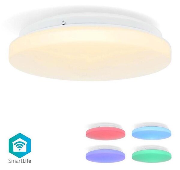 Nedis WIFILAC35WT - LED RGBW Stm. svietidlo LED/18W/230V 2700-6500K IP44 Wi-Fi