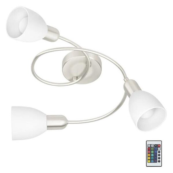 Eglo 75388 - LED RGBW Stmievateľný prisadený luster GRIMSEY-C 3xE14/4W/230V + DO