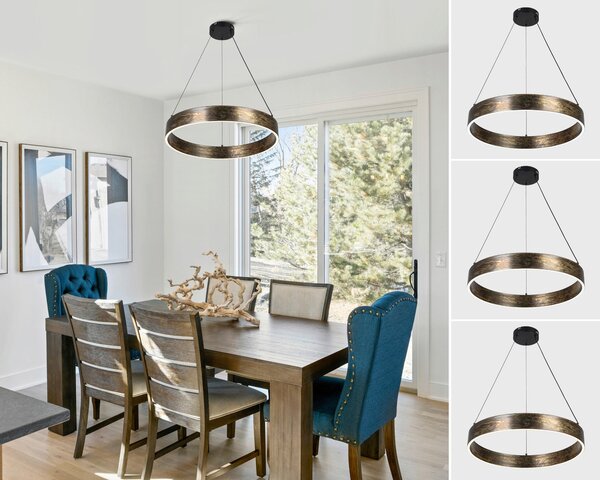 ZÁVESNÉ LED SVIETIDLO, 59/120 cm Dieter Knoll - Interiérové svietidlá