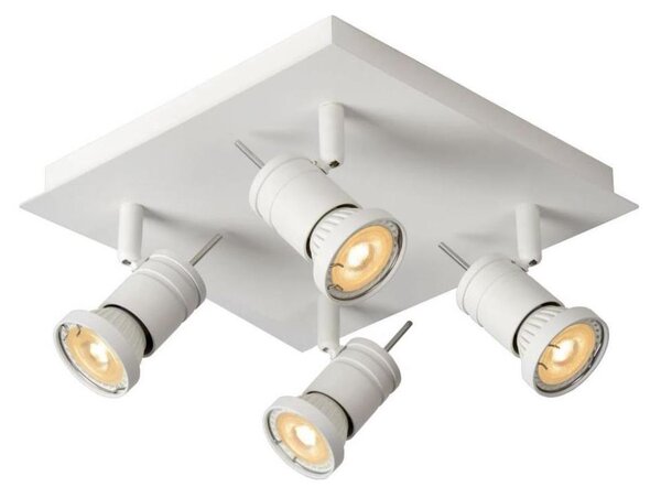 Lucide 17990/19/31 - LED bodové svietidlo TWINNY-LED 4xGU10/4,5W/230V biele 25cm