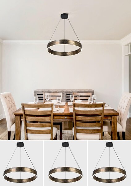 ZÁVESNÉ LED SVIETIDLO, 59/120 cm Dieter Knoll - Interiérové svietidlá