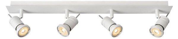 Lucide 17990/20/31 - LED bodové svietidlo TWINNY-LED 4xGU10/4,5W/230V biele 63 cm