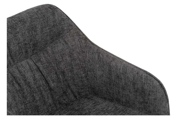 Jedálenská stolička Azufre, tmavo sivá