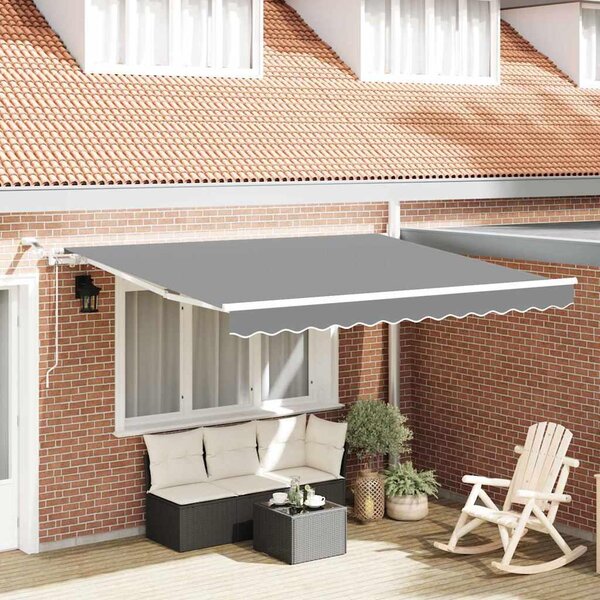 Maison Exclusive – rám markízy, biely, 3 x 2,5 m, hliník
