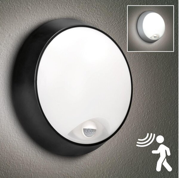 Brilagi - LED Vonkajšie nástenné svietidlo so senzorom BULKHEAD LED/20W/230V IP65