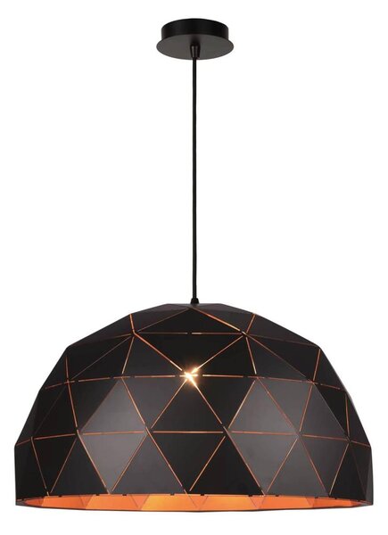 Lucide 21409/60/30 - Závesné svietidlo OTONA 3xE27/60W/230V čierna