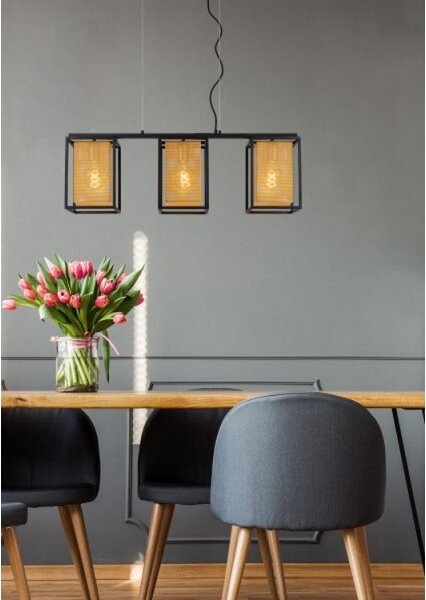 Lucide 21422/03/30 - Luster na lanku SANSA 3xE27/40W/230V