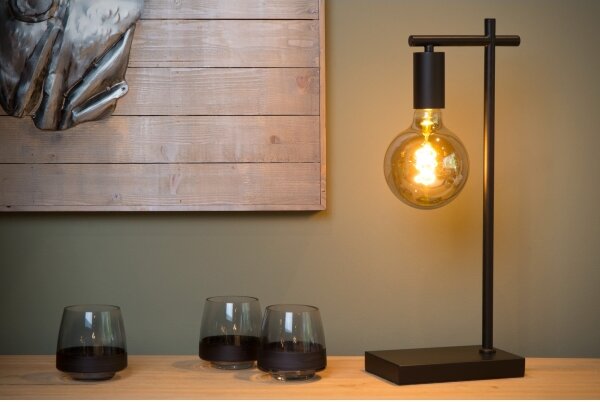 Lucide 21521/01/30 - Stolná lampa LEANNE 1xE27/40W/230V