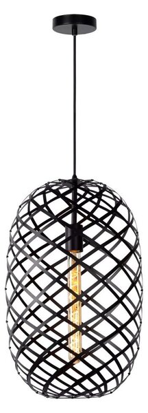 Lucide 21417/32/30 - Luster na lanku WOLFRAM 1xE27/60W/230V čierna