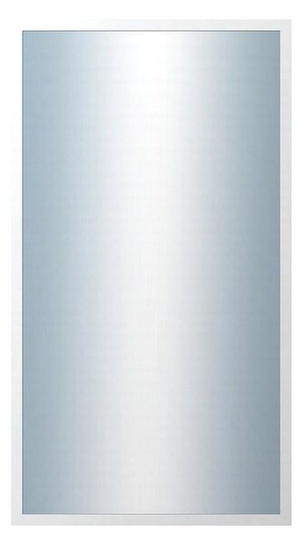DANTIK - Zrkadlo v rámu, rozmer s rámom 50x90 cm z lišty PERLA biela lesklá vysoká (2746)