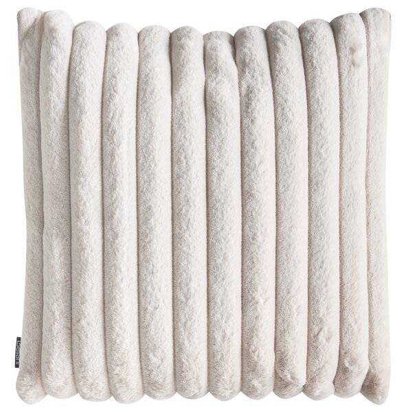Sada 2 dekoratívnych vankúšov svetlobéžová polyester 45 x 45 cm bez vzoru jednofarebná moderný štýl doplnky