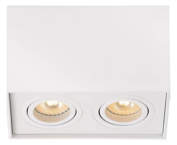 Lucide 22953/02/31 - Bodové svietidlo TUBE 2xGU10/50W/230V biela
