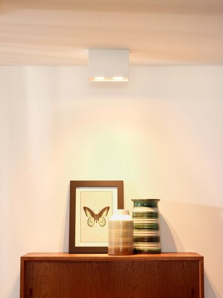 Lucide 22953/02/31 - Bodové svietidlo TUBE 2xGU10/50W/230V biela