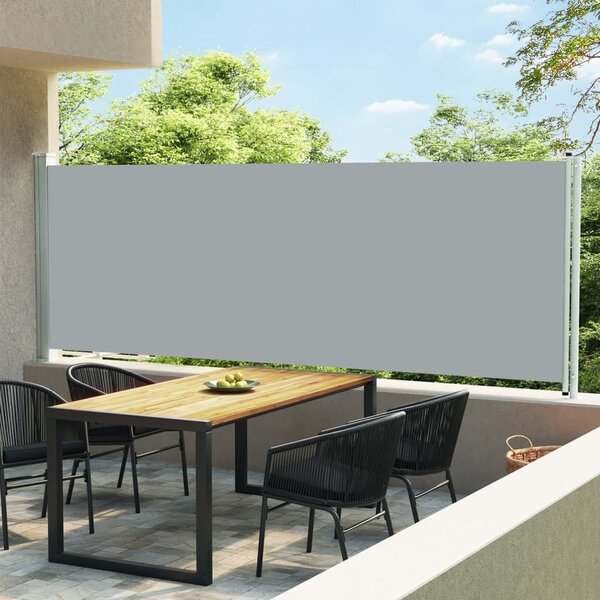 Maison Exclusive – Výsuvná markíza, 614 x 160 cm, sivá