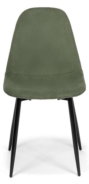 Jedálenský set Osidda 4+1, biela / zelená