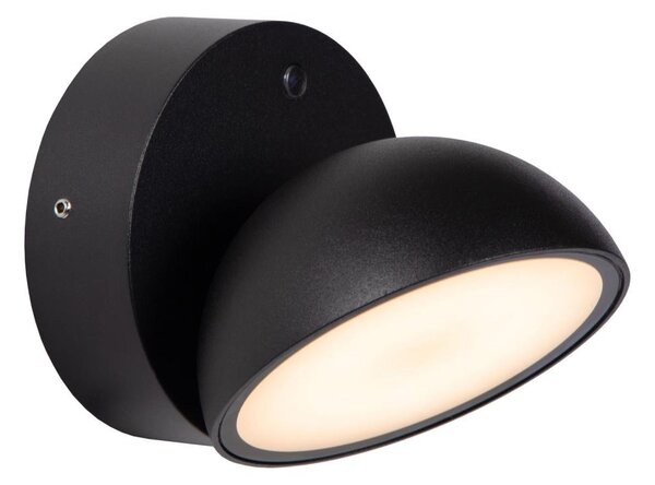 Lucide 22865/12/30 - LED Vonkajšie nástenné svietidlo FINN LED/12W/230V IP54 čierna