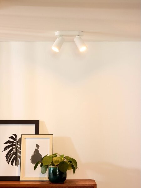 Lucide 23954/11/31 - LED Bodové svietidlo XYRUS 2xGU10/5W/230V biela