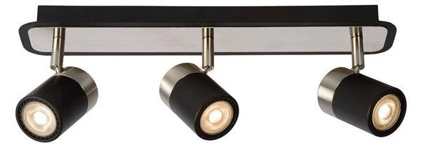Lucide 26957/15/30 - LED Bodové svietidlo LENNERT 3xGU10/5W/230V čierny