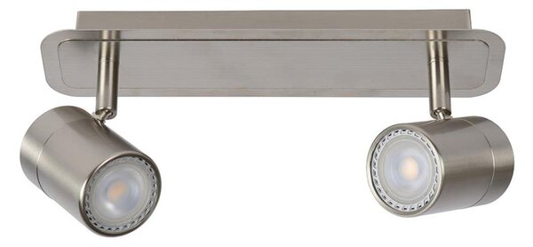 Lucide 26957/10/12 - LED Bodové svietidlo LENNERT 2xGU10/5W/230V matný chróm