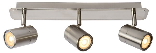 Lucide 26957/15/12 - LED Bodové svietidlo LENNERT 3xGU10/5W/230V matný chróm