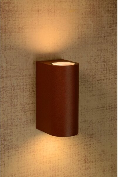 Lucide 27863/02/97 - Vonkajšie nástenné svietidlo BOOGY 2xGU10/5W/230V IP44