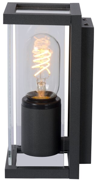 Lucide 27885/01/30 - Vonkajšie nástenné svietidlo CLAIRE 1xE27/15W/230V IP54 čierna