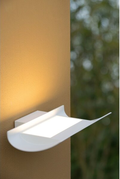 Lucide 27884/15/31 - LED vonkajšie nástenné svietidlo DYVOR-LED LED/15W/230V biele