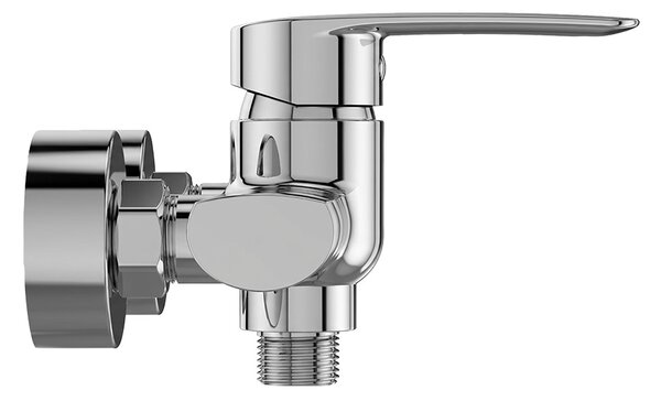Mereo, Mereo Sprchová nástenná batéria, Pego, 150 mm, bez príslušenstva, chróm, MER-CB60103P