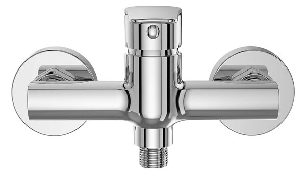 Mereo, Mereo Sprchová nástenná batéria, Pego, 150 mm, bez príslušenstva, chróm, MER-CB60103P