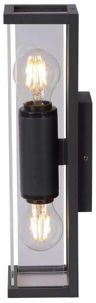 Lucide 27885/02/30 - Vonkajšie nástenné svietidlo CLAIRE 2xE27/15W/230V IP54