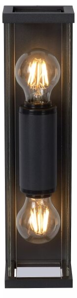 Lucide 27885/02/30 - Vonkajšie nástenné svietidlo CLAIRE 2xE27/15W/230V IP54