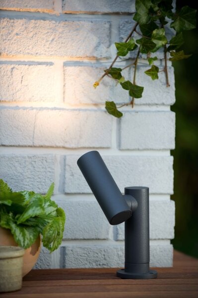 Lucide 27893/05/29 - LED Vonkajšia lampa TATUM LED/5W/230V IP65 14 cm antracit