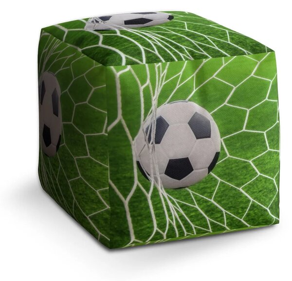 Sablio Taburet Futbalová lopta v bráne - 40x40x40 cm