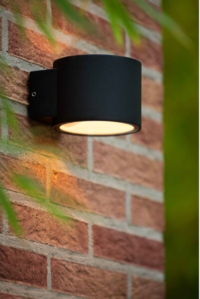Lucide 28803/01/30 - Vonkajšie nástenné svietidlo OXFORD 1xG9/5W/230V IP54 čierna