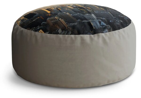Sablio Taburet Circle New York Skyline: 38x48 cm